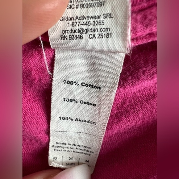 VINTAGE Jerry Springer Talkshow Pink V Neck SECURITY Short sleeve T-shirt Size M - Picture 8 of 17